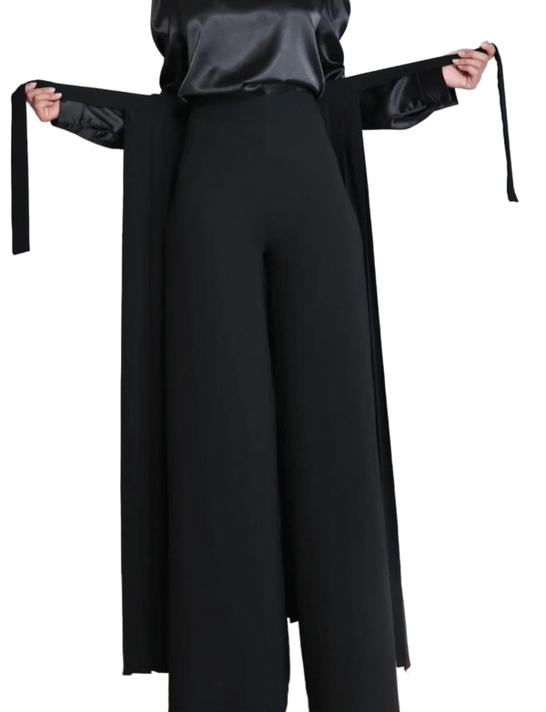 Pants with Skirt - Black