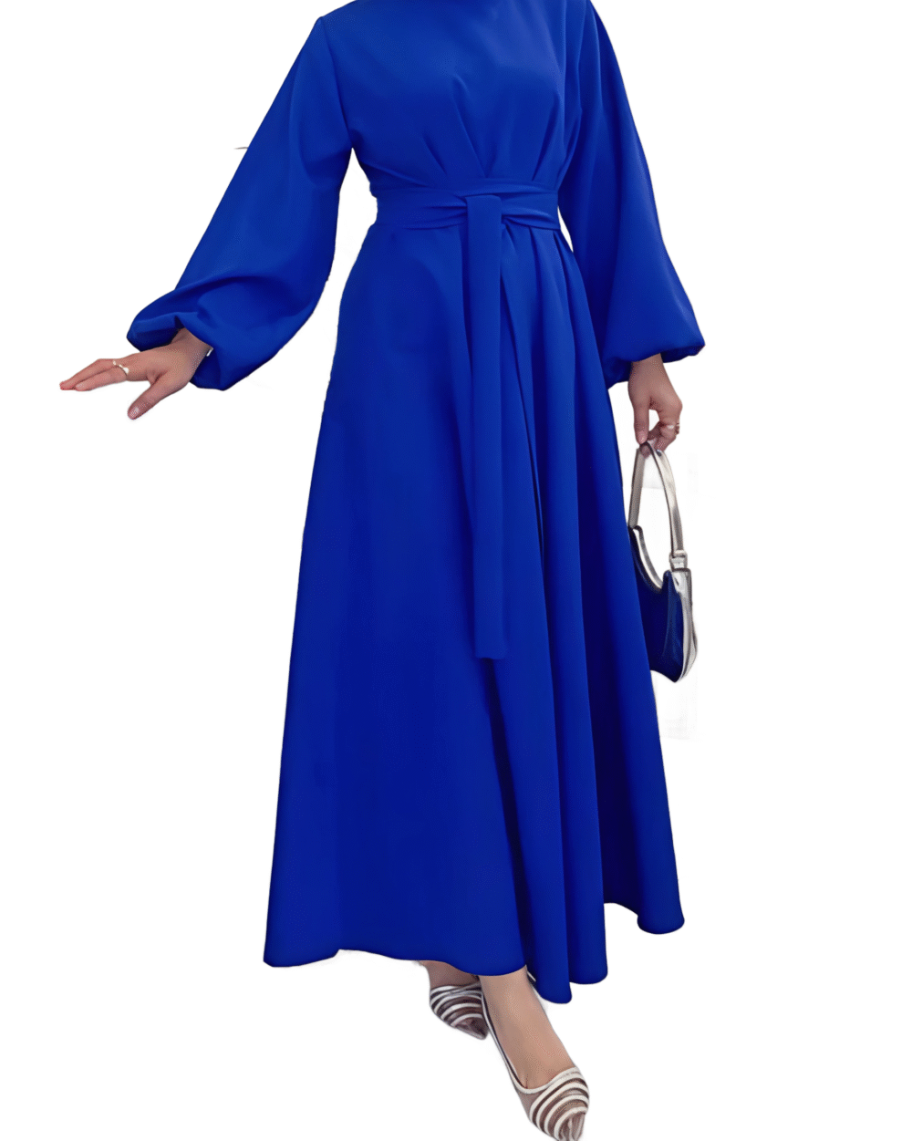 The Indigo Charm Dress - Image 9
